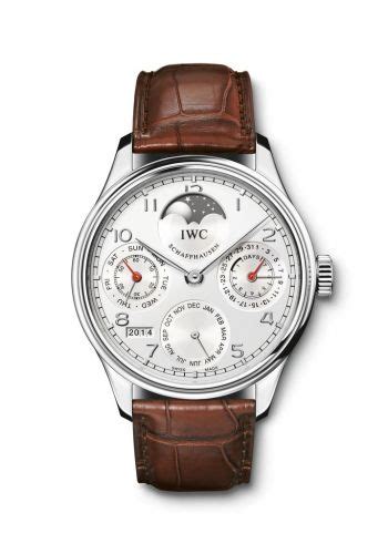 iwc 5023-08|IWC Portugieser Perpetual Calendar 5023 White Gold / Ardoise • .